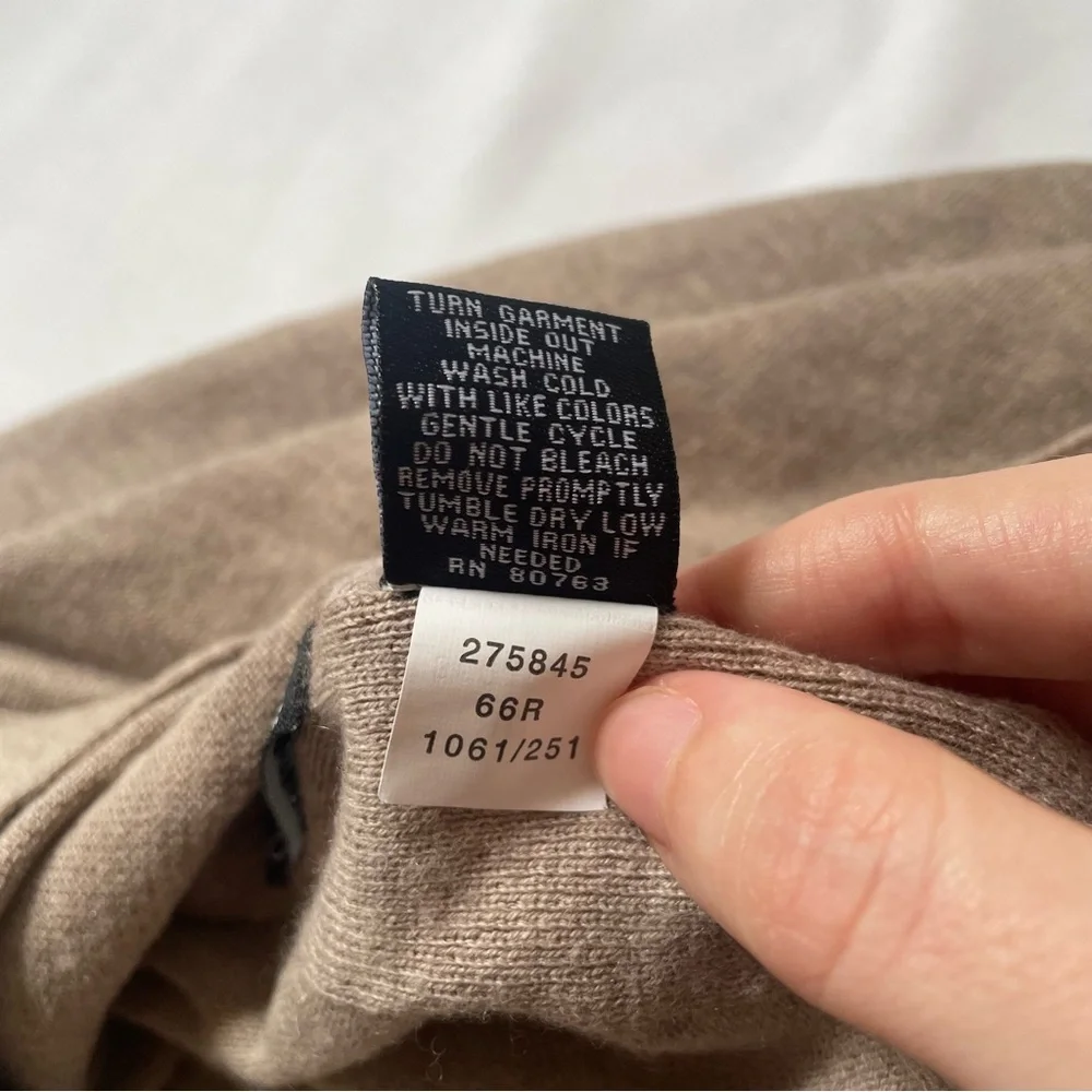 Moda international cotton & cashmere off the shoulder poncho sweater size M/L - Picture 4 of 9